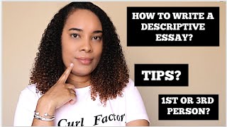 How to write a Descriptive Essay [upl. by Eenaj]