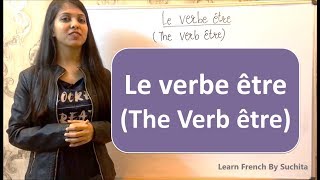 Learn French  Le verbe être The Verb être Grammar  By Suchita  918920060461 [upl. by Melamie]