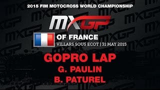 Official GoPro Lap of Villars sous Ecot MXGP of France 2015 [upl. by Vento]