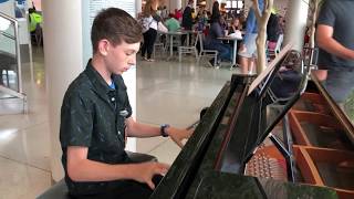 The Entertainer performed by 13 yearold volunteer pianist [upl. by Farny818]