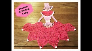 How to crochet Crinoline Lady Part 1 of 2 [upl. by Werna]