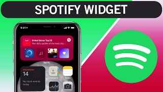 How to add Spotify Widget on iPhone or iPad [upl. by Nosyk]