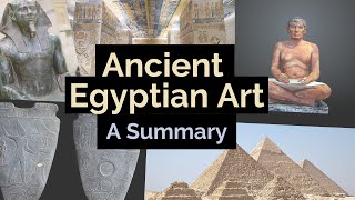 Ancient Egyptian Art History  Overview and Characteristics [upl. by Aronas]