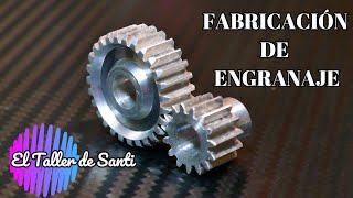 FABRICACIÓN DE ENGRANAJE  gear manufacturing [upl. by Otrebmuh697]