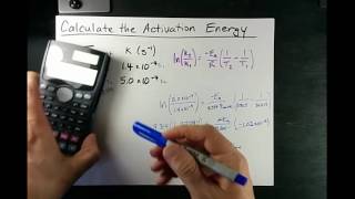 Calculate Activation Energy Slope OR formula [upl. by Ebag]