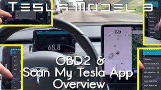 Tesla Model 3  OBD2 Setup and Scan My Tesla Overview [upl. by Anibas]