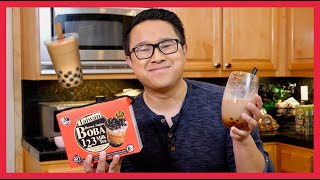 How to Make Boba Milk Tea at Home  DIY Bubble Tea Kit [upl. by Eehtomit]