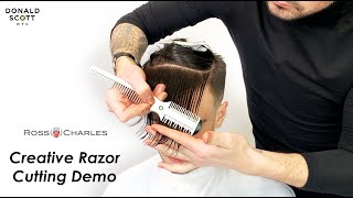 Creative Razor cutting Tutorial [upl. by Novelia]