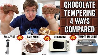 Chocolate Tempering 4 different ways compared [upl. by Moser980]