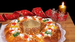 Receta Roscón de Reyes tradicional  ROSCÓN DE REYES EL AUTENTICO Y TRADICIONAL Loli Domínguez [upl. by Yeruoc675]