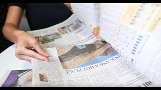 Newspaper ASMR Subscribe to Your Local Paper Today [upl. by Aisatsanna717]