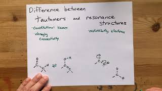 Tautomers vs Resonance Structures Whats the Difference [upl. by Carr333]