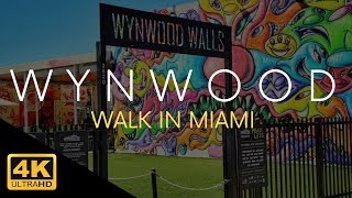 Wynwood Miami Walk 4k Full Tour Video Walls amp Art [upl. by Ocramed]