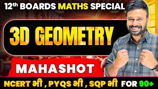 3D Geometry MAHA SHOT  Class 12th Maths Boards 2025  By Rohit Solanki Sir [upl. by Mcnamee]