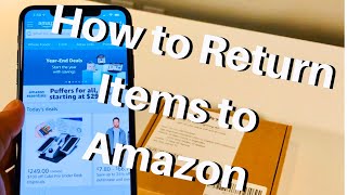 How to Return Items to Amazon Easy [upl. by Jerol]