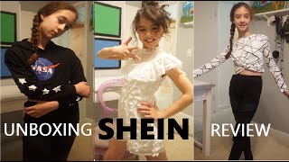 SHEIN KIDS TRY ON HAUL amp REVIEW  FASHION CLOTHING FOR GIRLS  WHY IS SHEIN SO CHEAP [upl. by Aryamoy601]