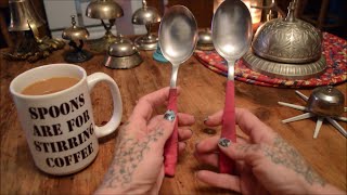 How to Play Spoons 1 Spoon Playing Grip Abby the Spoon Lady [upl. by Capp]