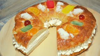 RECETA ROSCÓN DE REYES  Rosca de Reyes Receta [upl. by Nnahtebazile]