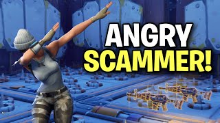 the angriest liar ever almost scams me Scammer Get Scammed Fortnite Save The World [upl. by Garibold]