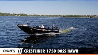 Crestliner 1750 Bass Hawk Video Boat Review [upl. by Jacquelyn385]