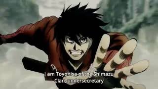 Drifters Anime  Toyohisa Shimazu Kills Naomasa UncensoredHD [upl. by Aicsila]