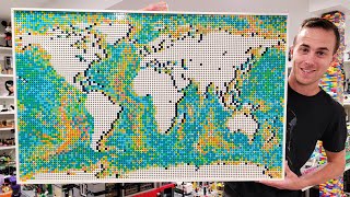 Placing LEGO World Map amp Review VLOG [upl. by Peltz]