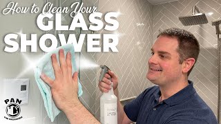 HOW TO KEEP GLASS SHOWERS CLEAN  QUICK amp EASY [upl. by Oneil566]