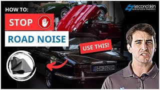 STOP Road Noise  Use Mass Loaded Vinyl to Soundproof a Car [upl. by Finegan584]