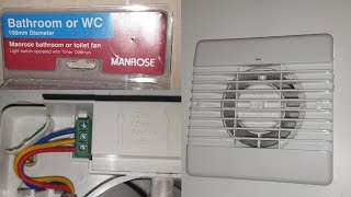 How to install a Manrose Extractor Fan 🛠⚡🚾 [upl. by Darb137]