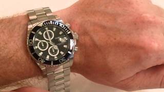 Invicta 1003 Chronograph Pro Diver Watch Review [upl. by Montano]