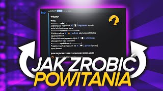 👥 JAK ZROBIĆ POWITANIA I POŻEGNANIA NA DISCORD 431 [upl. by Nylinnej21]