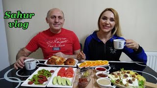 SAHUR VLOG TANERİ BİR TÜRLÜ DOYURAMADIK 😂 [upl. by Amikay801]