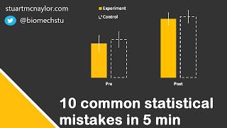 Ten Statistical Mistakes in 5 Min [upl. by Atteuqal653]