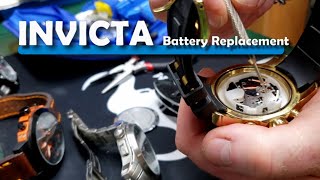 INVICTA Battery Replacement [upl. by Aisinut]