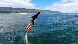 Hydrofoil Surf Heaven in Hawaii [upl. by Blossom]