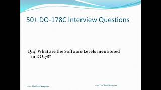 50 DO178C Interview Ques [upl. by Ogilvie]