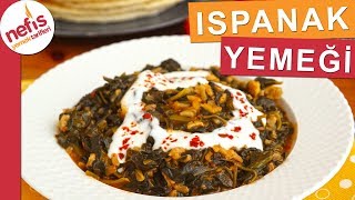 Ispanak Yemeği Nasıl Yapılır  Sebze Yemekleri Tarifi  Nefis Yemek Tarifleri [upl. by Laehcimaj]