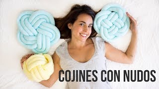 Como hacer cojines con nudos [upl. by Atikcir]