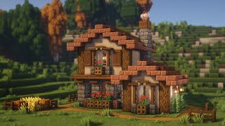 Minecraft How to Build a Cozy Cottage  Simple House Tutorial [upl. by Fregger]