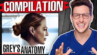 Doctor Mike Reacts To Greys Anatomy Compilation [upl. by Ellehcer868]