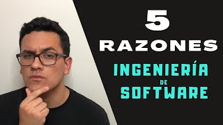 5 razones para estudiar Ingeniería de Software en 2021 [upl. by Meisel]