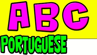 Learn the PORTUGUESE ALPHABET for Kids Speak Brazilian Portuguese [upl. by Okoy]