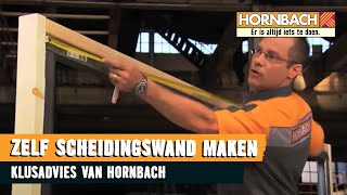 Scheidingswand maken met HORNBACH [upl. by Hibbs972]