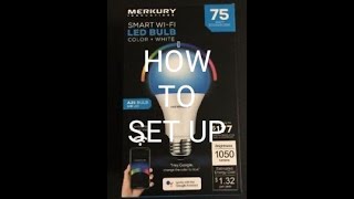 Merkury Smart Light Set up and demo [upl. by Joanne822]