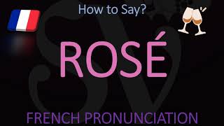 How to Pronounce Rosé Wine French Pronunciation [upl. by Hearn]