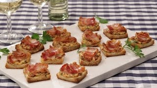 Fingerfood BaconTomatenFrischkäseHäppchen [upl. by Nudnarb]