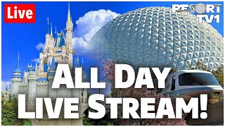 🔴ALL DAY LIVE STREAM  Magic Kingdom amp Epcot  16 Hour Walt Disney World Live Stream  121419 [upl. by Ennaylime]