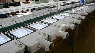 Inbrit Solar Power LED Street Light Manufacturer Factory Produce Line Introduction [upl. by Saltsman]