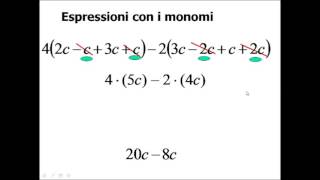 Espressioni con i monomi [upl. by Oskar]