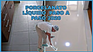 PORCELANATO LÍQUIDO PASO A PASO EN ESPAÑOL 2020 [upl. by Ivers]